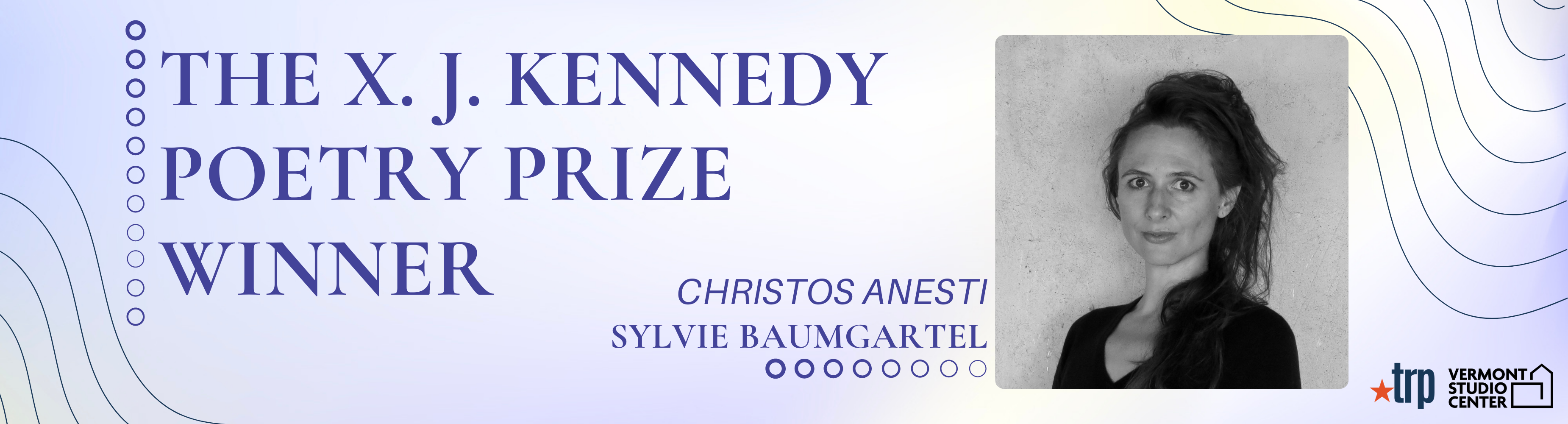 Banner: The X. J. Kennedy Poetry Prize Winner is 